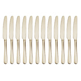 HZ231 Olympia Buckingham Champagne Gold Table Knife (Box 12)