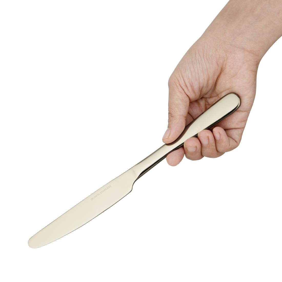 HZ231 Olympia Buckingham Champagne Gold Table Knife (Box 12)