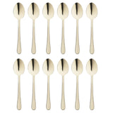 HZ233 Olympia Buckingham Champagne Gold Dessert Spoon (Box 12)