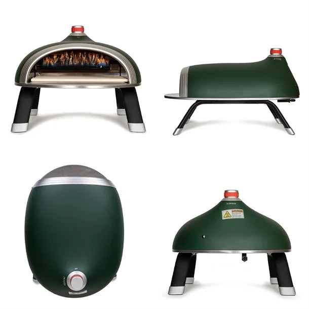 HZ238 Diavolo Oven Bundle Green (Oven, Regulator, Peel, Carry Handle, Temp Gun)