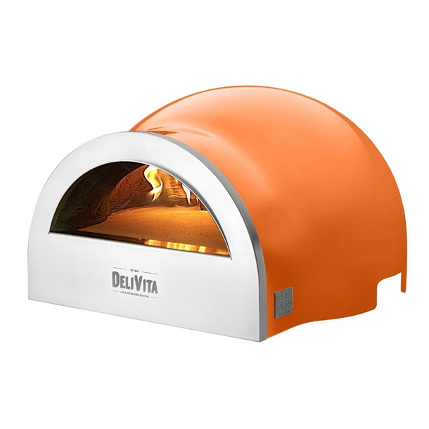 HZ243 Delivita Pizza Oven Orange Blaze