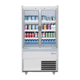 Williams Slimline Gem Multideck Fridge White with Hinged Front Door R100-WCD-HFD
