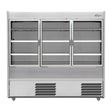 Williams Slimline Gem Multideck Fridge White with Hinged Front Door R180-WCD-HFD