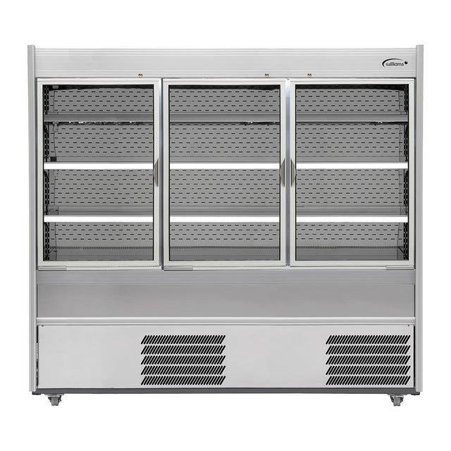 Williams Slimline Gem Multideck Fridge White with Hinged Front Door R180-WCD-HFD