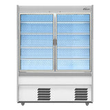 Williams M-Series Gem Multideck Fridge White with Hinged Front Door M150-WCD-HFD