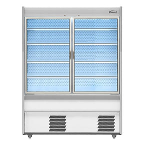 Williams M-Series Gem Multideck Fridge White with Hinged Front Door M150-WCD-HFD