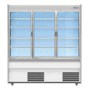 Williams M-Series Gem Multideck Fridge White with Hinged Front Door M180-WCD-HFD