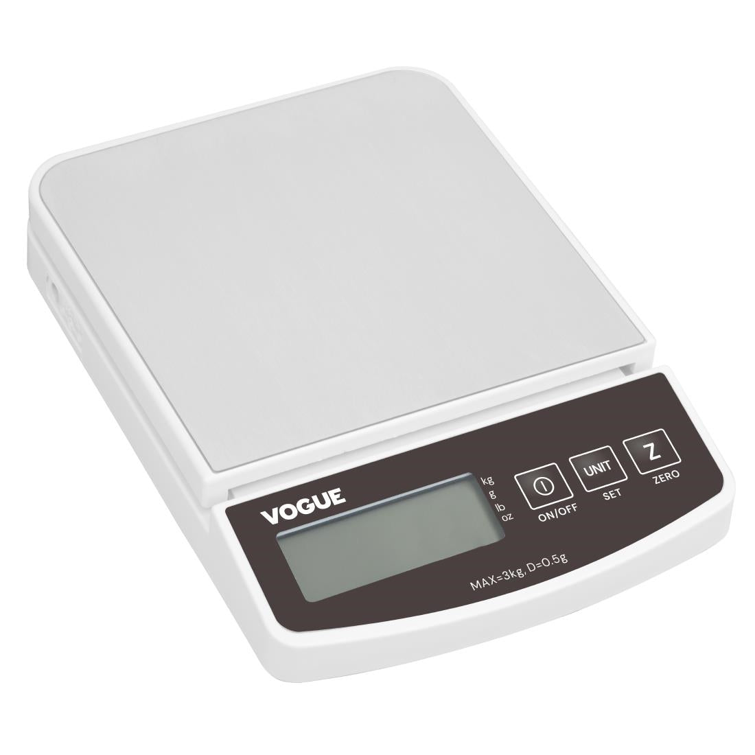 HZ320 Vogue Electronic Scale - 3kg Grad 0.5g, kg/lb