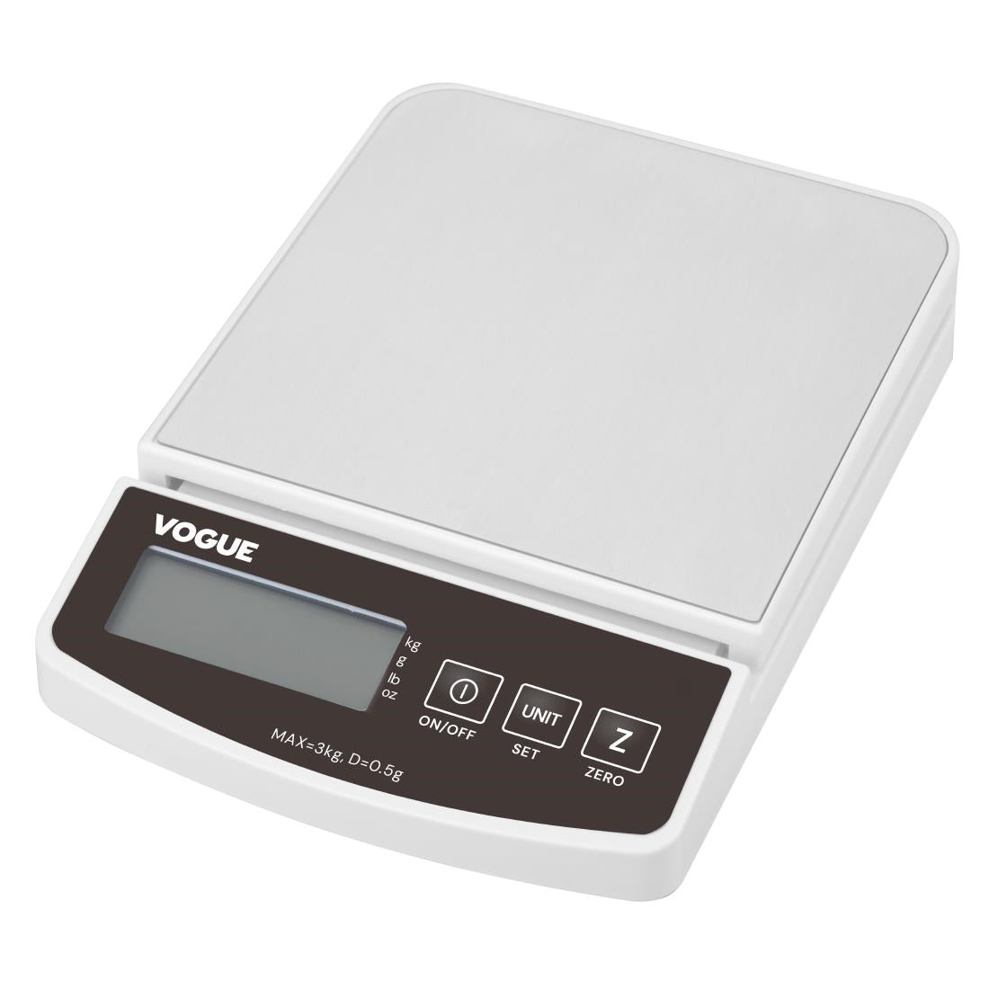 HZ320 Vogue Electronic Scale - 3kg Grad 0.5g, kg/lb