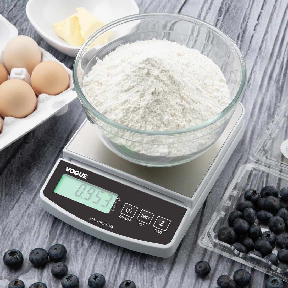 HZ321 Vogue Electronic Scale - 5kg Grad 1g kg/lb