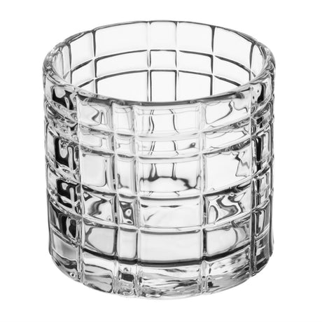 HZ332 Olympia Tealight Holder Glass Geo - 64x57mm (Box 6)