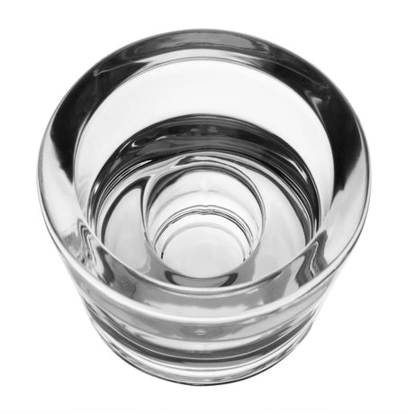 HZ333 Olympia Tealight Holder Glass Classic - 60x45mm (Box 6)