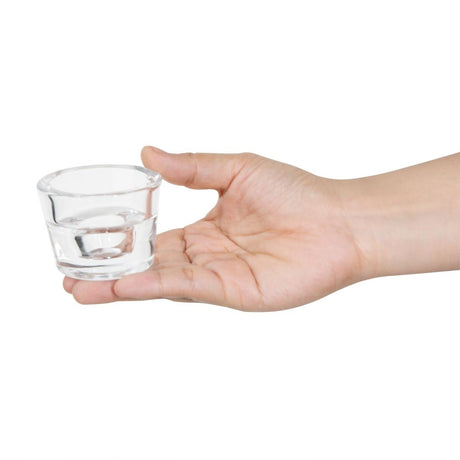 HZ333 Olympia Tealight Holder Glass Classic - 60x45mm (Box 6)