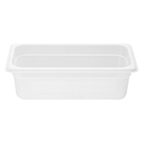 HZ340 Nisbets Essentials Polypropylene GN Container 1/3 100mm (H) 3.6Ltr