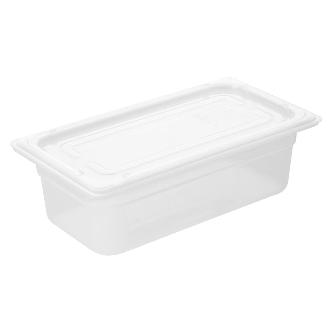 HZ340 Nisbets Essentials Polypropylene GN Container 1/3 100mm (H) 3.6Ltr