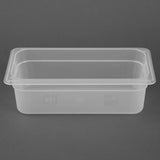 HZ340 Nisbets Essentials Polypropylene GN Container 1/3 100mm (H) 3.6Ltr