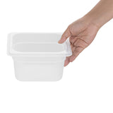 HZ344 Nisbets Essentials Polypropylene GN Container 1/6 100mm (H) 1.5Ltr