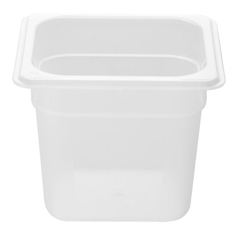 HZ345 Nisbets Essentials Polypropylene GN Container 1/6 150mm (H) 2.2Ltr