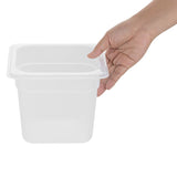 HZ345 Nisbets Essentials Polypropylene GN Container 1/6 150mm (H) 2.2Ltr