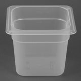 HZ345 Nisbets Essentials Polypropylene GN Container 1/6 150mm (H) 2.2Ltr