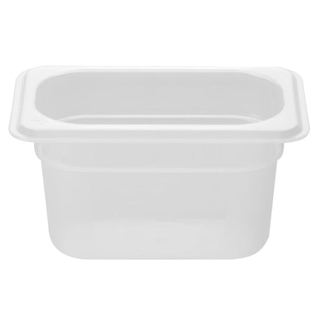 HZ346 Nisbets Essentials Polypropylene GN Container 1/9 100mm (H) 0.85Ltr