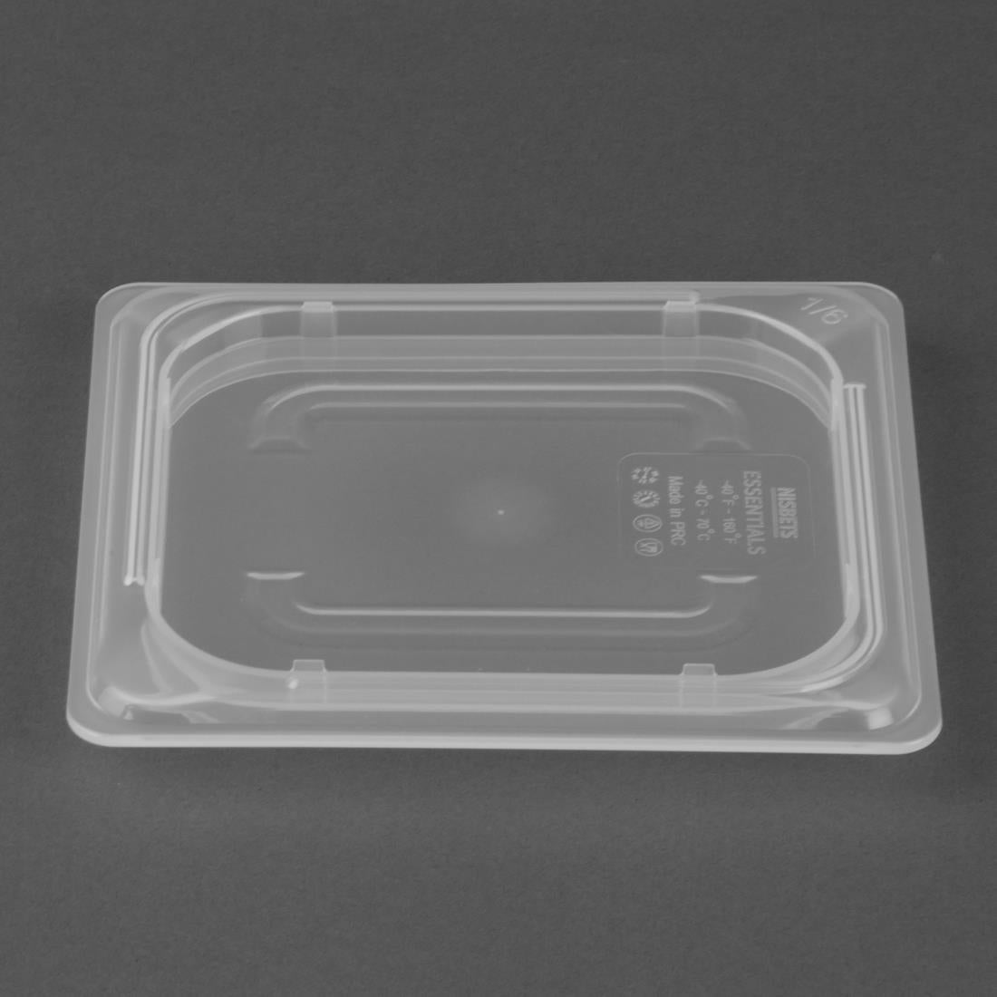 HZ349 Nisbets Essentials Polypropylene GN Lid 1/6