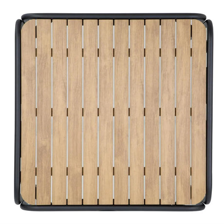 HZ354 Bolero Santorini Square Polywood Table 700mm