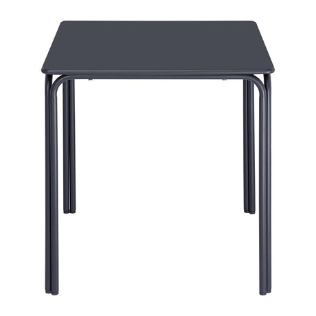 HZ355 Bolero Adeline Steel Square Table 700mm Slate Blue