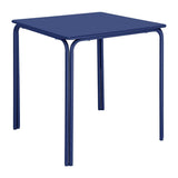 HZ356 Bolero Adeline Steel Square Table 700mm Dark Navy