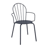 HZ358 Bolero Adeline Arm Chair Slate Blue (Set 4)