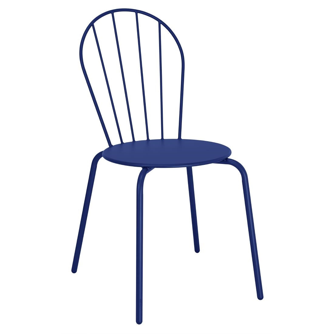 HZ362 Bolero Adeline Side Chair Dark Navy ((Set 4)