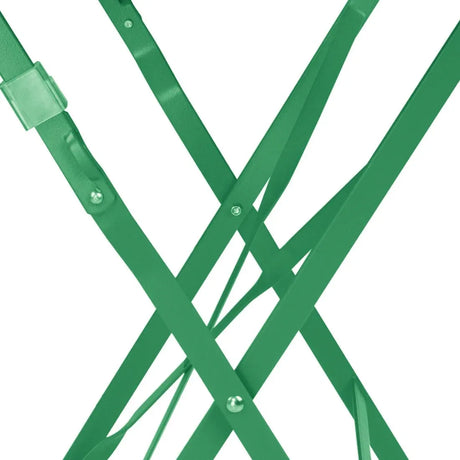 HZ367 Bolero Perth Forest Green Pavement Style Round Table 600mm