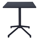 HZ375 Bolero Porto Folding Rectangular Table Slate Blue - 700x750mm