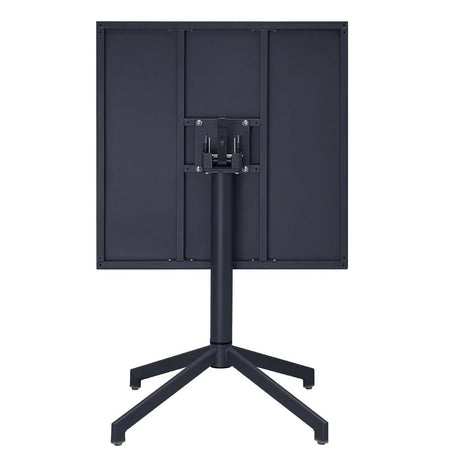 HZ375 Bolero Porto Folding Rectangular Table Slate Blue - 700x750mm