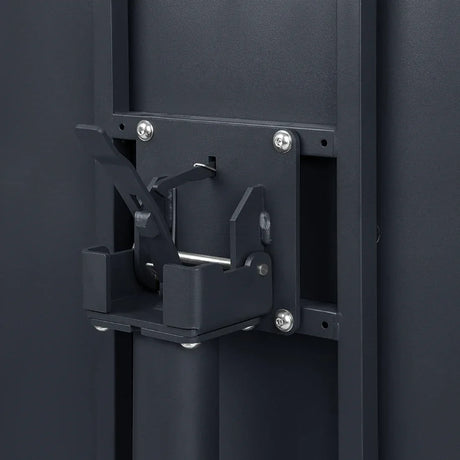 HZ375 Bolero Porto Folding Rectangular Table Slate Blue - 700x750mm