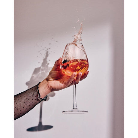 HZ400 Cristal d'Arques Swirly Wine Glasses 470ml (Pack of 8)