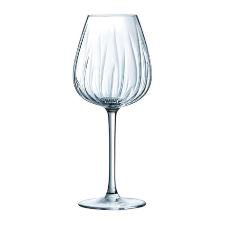HZ400 Cristal d'Arques Swirly Wine Glasses 470ml (Pack of 8)
