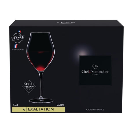 HZ412 Chef & Sommelier Exaltation Wine Glasses 550ml (Pack of 12)