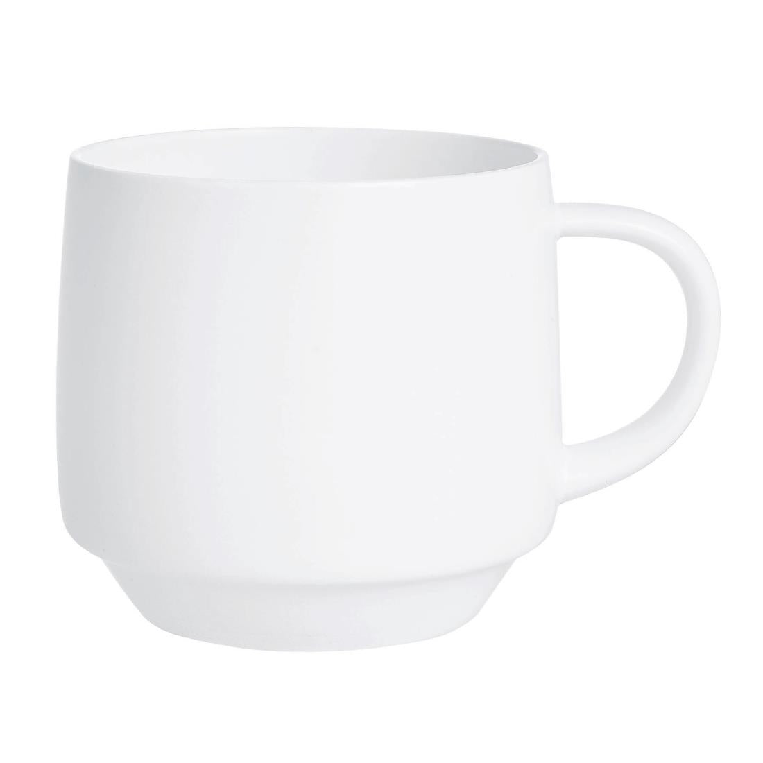HZ446 Arcoroc Intensity White Baril Cups 190ml (Pack of 24)