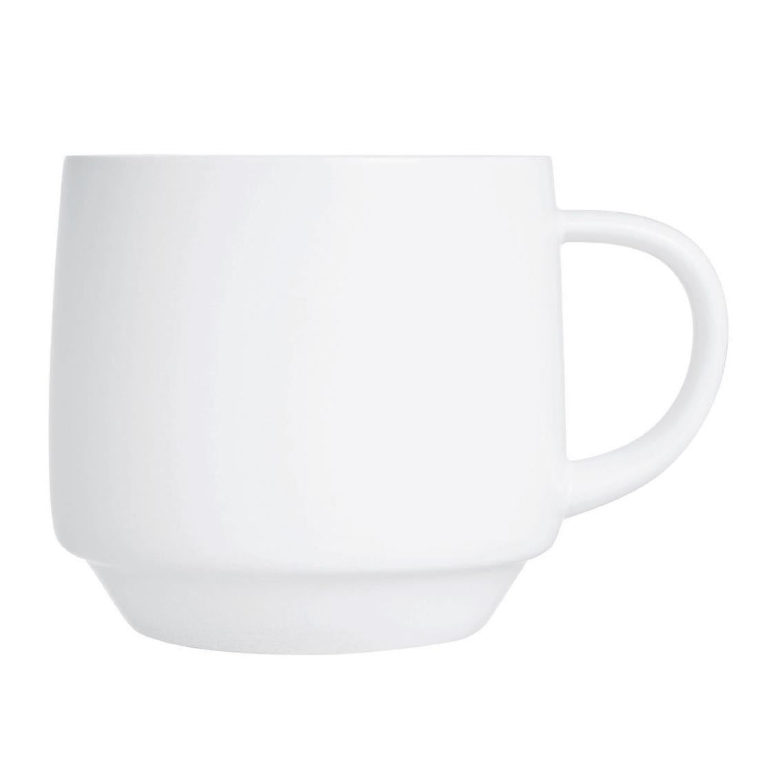 HZ447 Arcoroc Intensity White Baril Cups 250ml (Pack of 24)