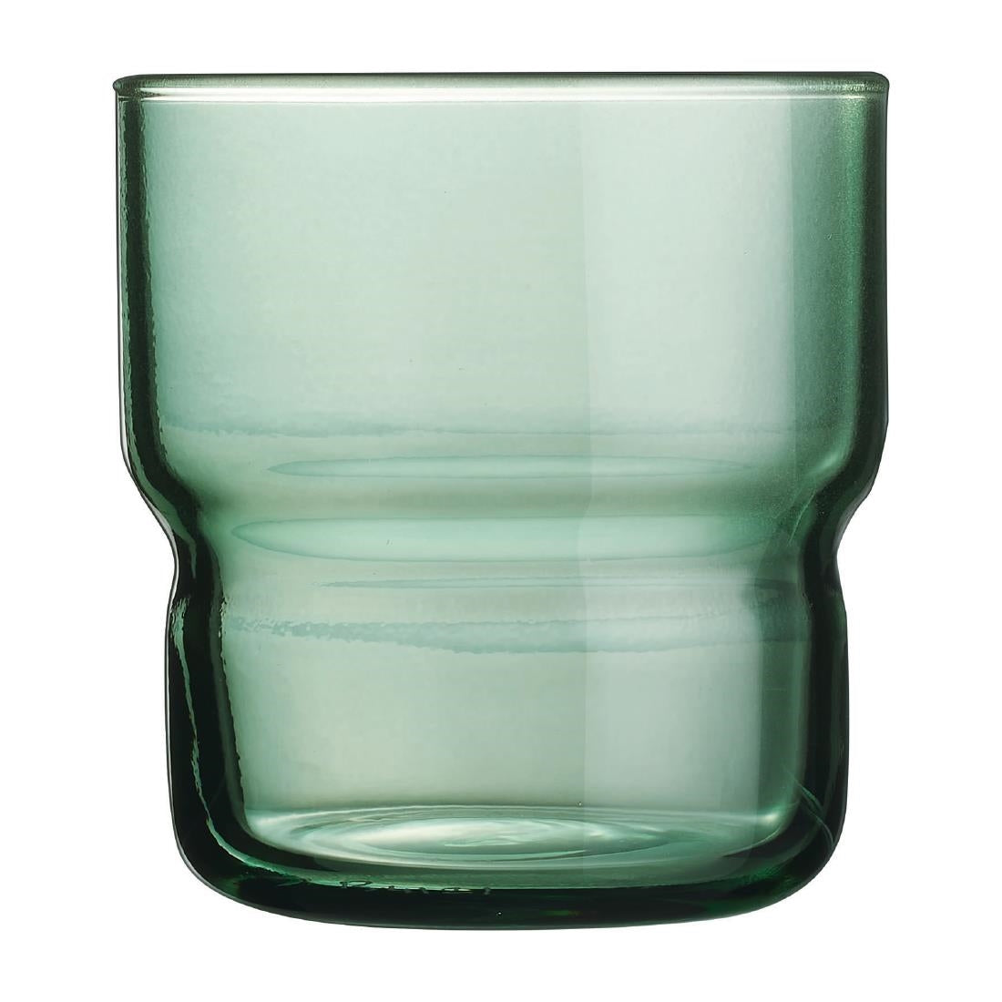 HZ463 Arcoroc Log Brush Dark Green Tumblers 220ml (Pack of 48)