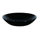 HZ475 Luminarc Cottage Black Rimless Pasta/Soup Bowls 220mm (Pack of 24)
