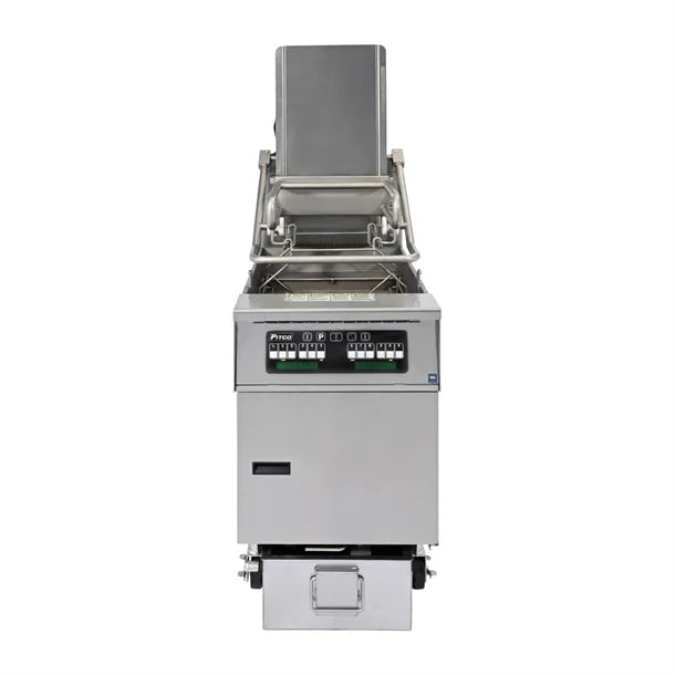 HZ495 Pitco Solstice Gas Rack Fryer with SoloFilter SF-SG6H