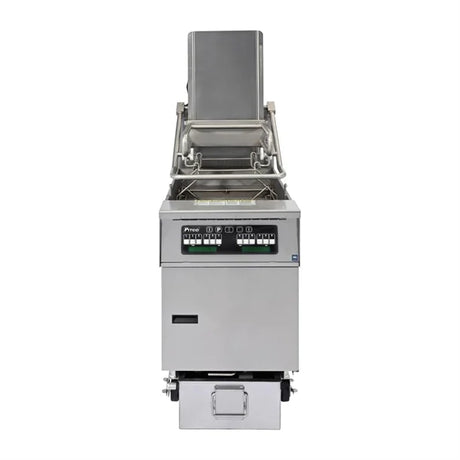 HZ495 Pitco Solstice Gas Rack Fryer with SoloFilter SF-SG6H