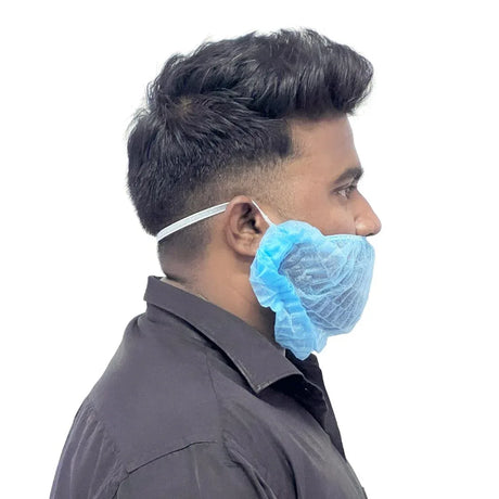 HZ506 Hygiplas Beard Snoods - Blue (50 Pack)