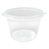 HZ578 Fiesta Recyclable Portion Pot with Lid – 100ml (Pack 50)