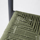 HZ595 Bolero Eden PE Twist Rattan Outdoor Bar Stool Green (Set 2)