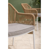 HZ596 Bolero Bay PE Twist Rattan Outdoor Arm Chair Honey (Set 2)