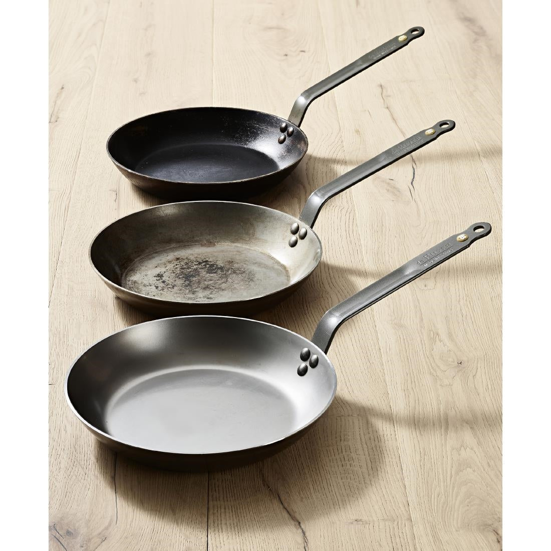 HZ603 - De Buyer Mineral B Element Steel Frypan 32cm