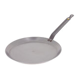 HZ609 - De Buyer Mineral B Steel Round Pancake Pan 26cm